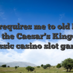 RTG requires me to old Rome into the Caesar’s Kingdom classic casino slot games