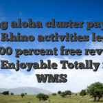 Raging aloha cluster pays slot game Rhino activities legends 150 100 percent free revolves Bet Enjoyable Totally free WMS