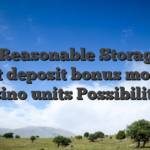 Safe, Reasonable Storage 500 first deposit bonus mobile casino units Possibilities
