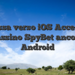Scossa verso iOS Accedi al cassino SpyBet ancora Android
