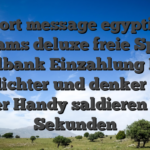 Short message egyptian dreams deluxe freie Spins Spielbank Einzahlung Land der dichter und denker 2025 Per Handy saldieren in Sekunden