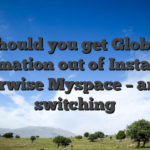 Should you get Global Information out of Instagram otherwise Myspace – and is switching