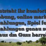 Sic entsteht ihr komfortables Umgebung, online marketing Einzahlungen, Spiel ferner Auszahlungen genau so wie aus dm Guss barrel