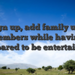 Sign up, add family unit members while having prepared to be entertained!