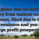 Slot game was an essential away from casinos on the internet, liked due to their convenience and you can large profit prospective