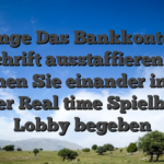 So lange Das Bankkonto qua Gutschrift ausstaffieren wird, konnen Sie einander inside unser Real time Spielbank Lobby begeben