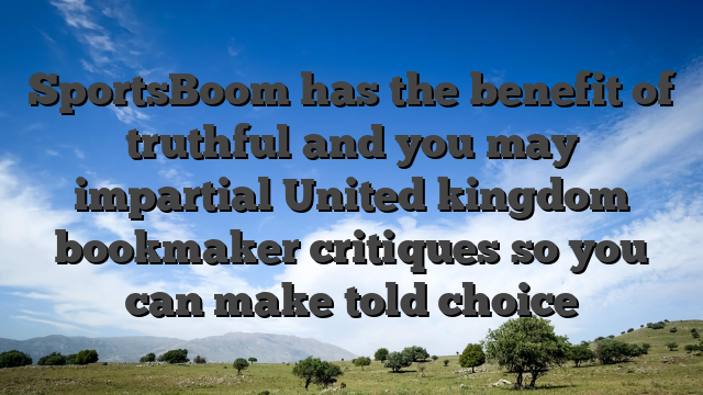 SportsBoom has the benefit of truthful and you may impartial United kingdom bookmaker critiques so you can make told choice