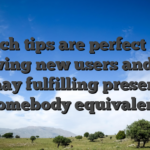 Such tips are perfect for drawing new users and you may fulfilling present somebody equivalent