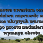 Ta umowa uwertura oznacza prawdziwa naprawde wart w miejsce ukrytych warunkow lub po prostu nadmiernych wymaga obrotu