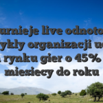 Teleturnieje live odnotowuja niezwykly organizacji udzialu na rynku gier o 45% 12 miesiecy do roku