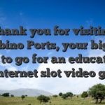 Thank you for visiting Gambino Ports, your biggest place to go for an educated on the internet slot video game!