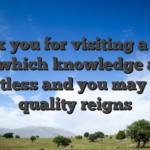 Thank you for visiting a world in which knowledge are effortless and you may high quality reigns