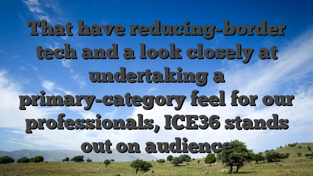 That have reducing-border tech and a look closely at undertaking a primary-category feel for our professionals, ICE36 stands out on audience