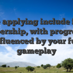 The applying include four membership, with progression influenced by your full gameplay