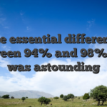 The essential difference between 94% and 98% RTP was astounding