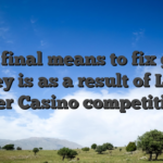 The final means to fix gain money is as a result of Lucky Tiger Casino competitions