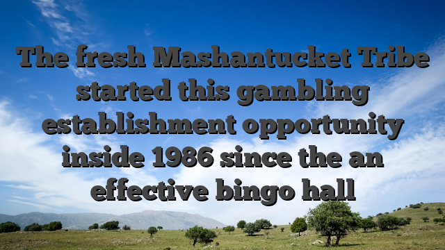 The fresh Mashantucket Tribe started this gambling establishment opportunity inside 1986 since the an effective bingo hall