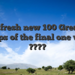 The fresh new 100 Greatest Groups of the final one week: ????