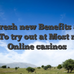 The fresh new Benefits away from To try out at Most recent Online casinos