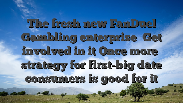 The fresh new FanDuel Gambling enterprise �Get involved in it Once more� strategy for first-big date consumers is good for it