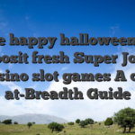 The happy halloween $1 deposit fresh Super Joker Casino slot games A call at-Breadth Guide