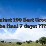 The latest 100 Best Groups of the final 7 days: ????