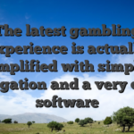 The latest gambling experience is actually amplified with simple navigation and a very clear software