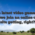 The latest video game are what we join an online casino site getting, right?