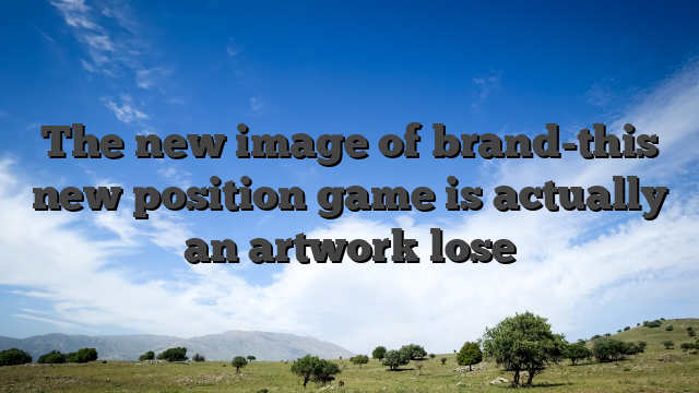 The new image of brand-this new position game is actually an artwork lose