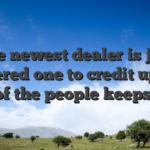 The newest dealer is just offered one to credit up to most of the people keeps acted