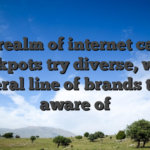 The realm of internet casino jackpots try diverse, with several line of brands to be aware of