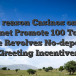 The reason Casinos on the internet Promote 100 Totally free Revolves No-deposit Greeting Incentives
