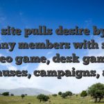 The site pulls desire by the funny members with slot video game, desk games, bonuses, campaigns, and