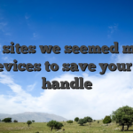 The sites we seemed make you devices to save your in the handle