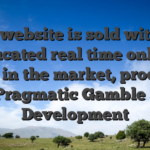 The website is sold with an educated real time online game in the market, produced by Pragmatic Gamble and Development