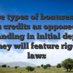 These types of bonuses give you credits as opposed to demanding in initial deposit, but they will feature rigorous laws