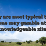 They are most typical types that one may gamble at the a knowledgeable sites