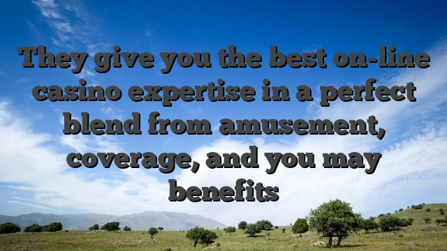 They give you the best on-line casino expertise in a perfect blend from amusement, coverage, and you may benefits