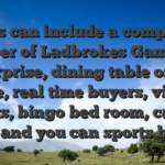 This can include a complete number of Ladbrokes Gambling enterprise, dining table online game, real time buyers, virtual sports, bingo bed room, casino poker and you can sports betting