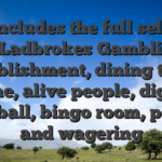 This includes the full selection of Ladbrokes Gambling establishment, dining table game, alive people, digital football, bingo room, poker and wagering