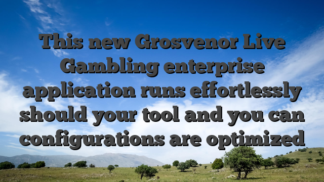 This new Grosvenor Live Gambling enterprise application runs effortlessly should your tool and you can configurations are optimized