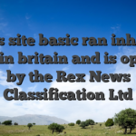 This site basic ran inhabit 2003 in britain and is operate by the Rex News Classification Ltd