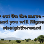 To try out On the move – Sign in and you will Signal is straightforward