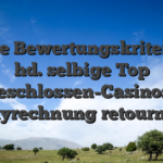 Unsere Bewertungskriterien z. hd. selbige Top Angeschlossen-Casinos mit Handyrechnung retournieren