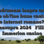 Va indrumam inspre unitate poate ob?ine bune cazinouri pe internet romane?ti deasupra 2024 � Fillip Immerion casino