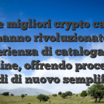 Volte migliori crypto casino hanno rivoluzionato l’esperienza di catalogazione online, offrendo processi rapidi di nuovo semplificati
