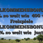 WILLKOMMENSBONUS ?? 100% so weit wie �400 + 000 Freispiele WILLKOMMENSBONUS ?? 100% so weit wie �just one