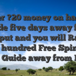 Wager ?20 money on harbors inside five days away from first put and you will Rating two hundred Free Spins to your Guide away from Dead