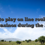 Want to play on line roulette at best casinos during the 2026?