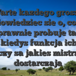 Warte kazdego grosza dowiedziec sie o, cos poprawnie probuje takie kody, kiedys funkcja ich iskra oraz czy sa jakies mistrzowie dostarczaja